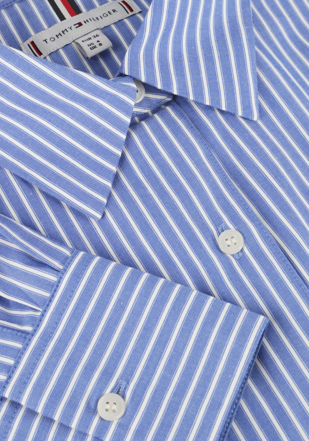 Blaue TOMMY HILFIGER Blusen ESS POPLIN EASY FIT SHIRT - large