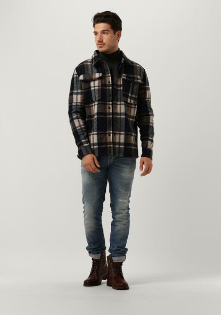 Dunkelblau PUREWHITE Overshirt CHECK WOOL LOOK SHIRT - large