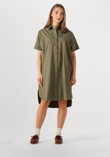 Olive SELECTED FEMME Minikleid SLFBLAIR 2/4 SHORT SHIRT DRESS - large