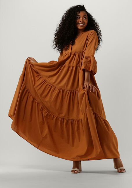 Camelfarbene DEVOTION Maxikleid KAMARES - large