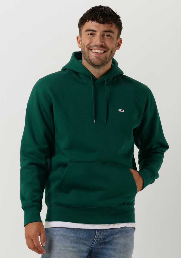 dunkelgrün tommy jeans sweatshirt tjm regular fleece hoodie