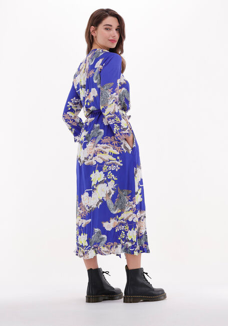 Blaue LOLLYS LAUNDRY Midikleid HARPER DRESS - large