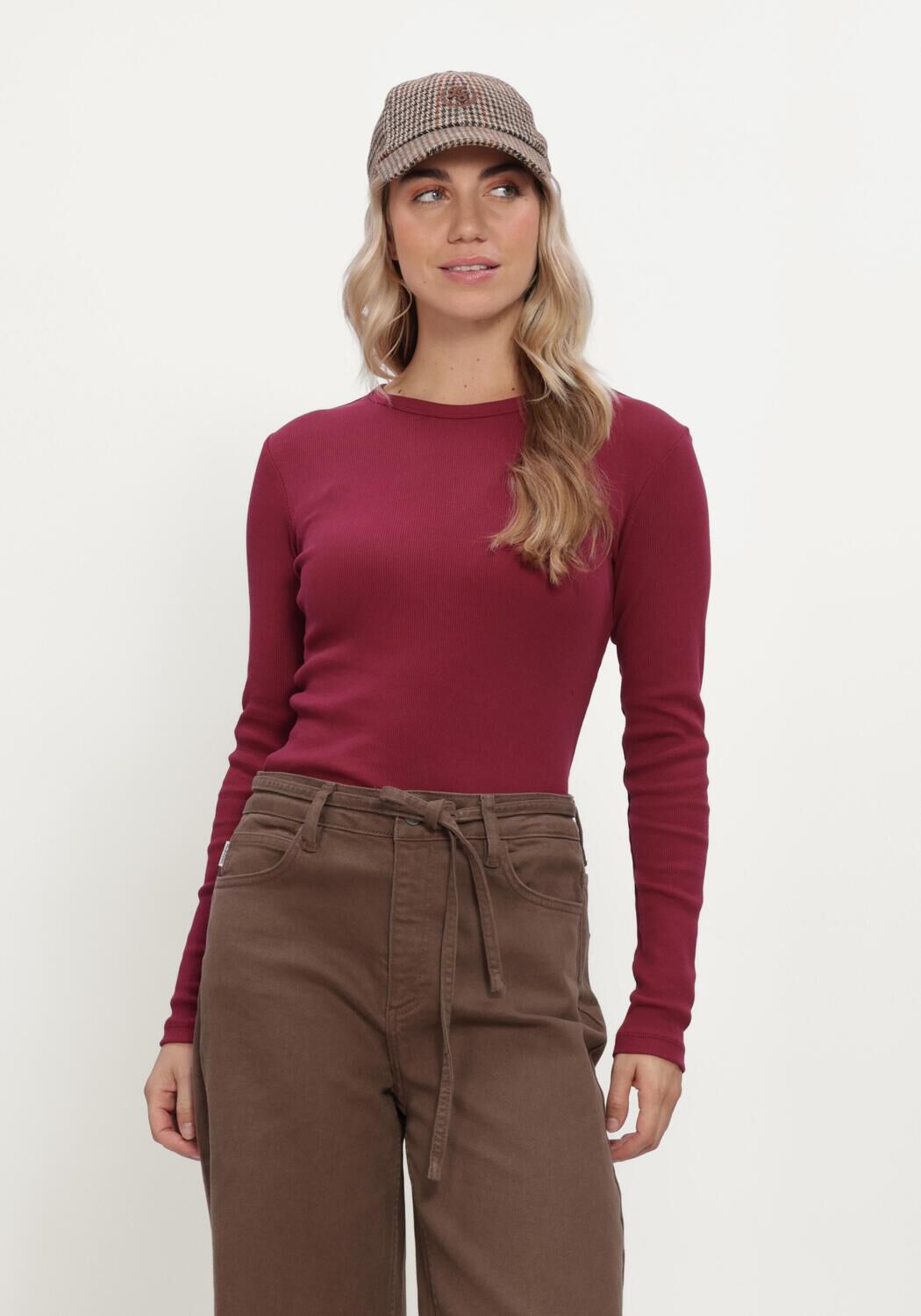 Bordeaux MSCH COPENHAGEN Tanktops MSCHKICKIE RASMIA TOP - large