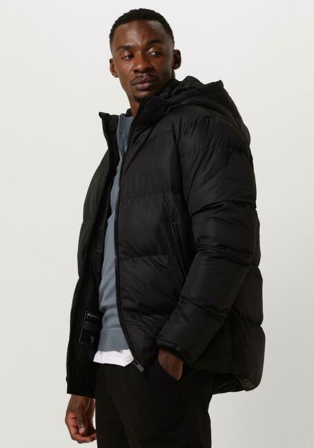 Schwarze PUREWHITE Wattierte Jack SHORT PADDED JACKET - large