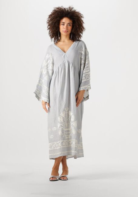 Hellgrau GREEK ARCHAIC KORI Maxikleid 430582 - large