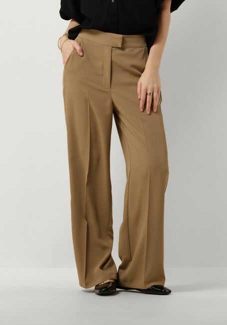Cognacfarbene NUKUS Weite Hose OLIVIA PANTS - large