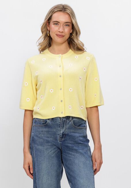 Gelbe OBJECT Pullover OBJTHESS 3/4 SLEEVE CARDIGAN - large