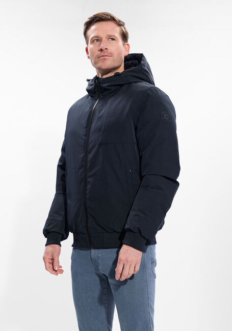 Dunkelblau AIRFORCE Jack HOODED REVERSIBLE JACKET - large