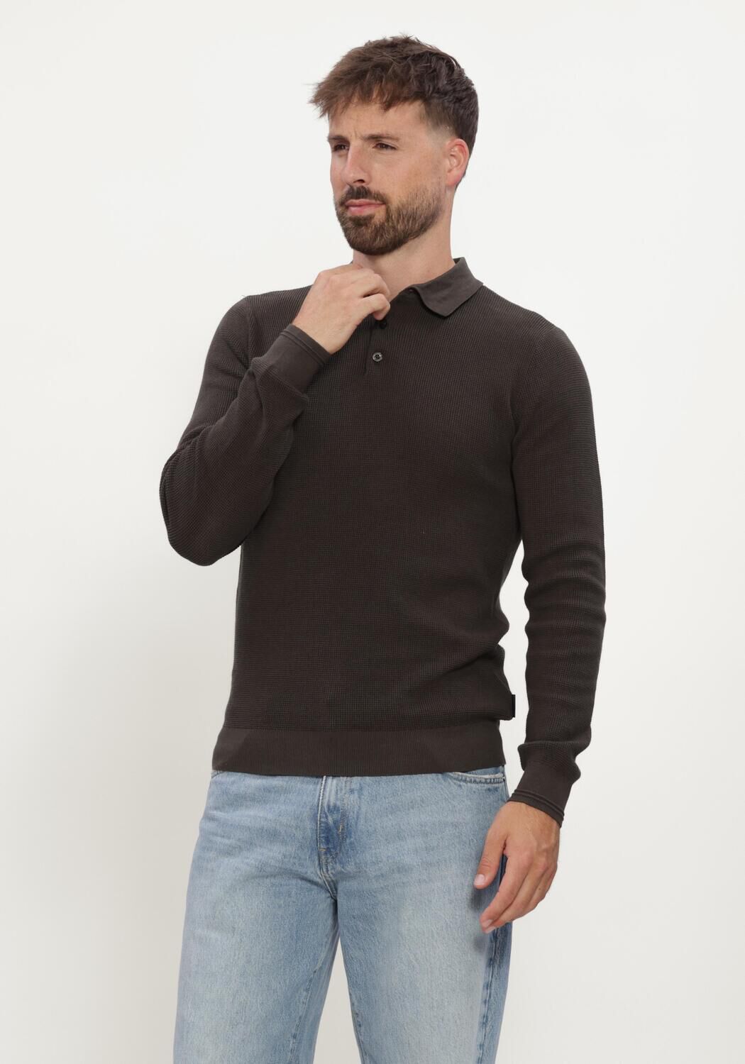 Anthrazit SAINT STEVE Polo-Shirt SANDER-S - large