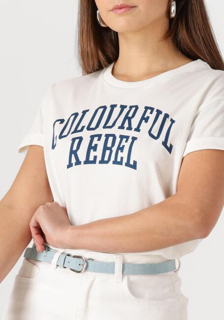 Weiße COLOURFUL REBEL T-shirt CR PRINT BOXY TEE - large