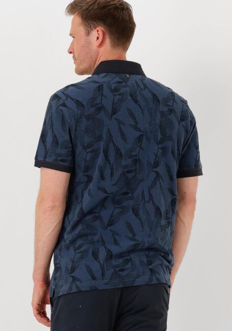 Blaue PME LEGEND Polo-Shirt TWO TONE PIQUE PRINTED - large