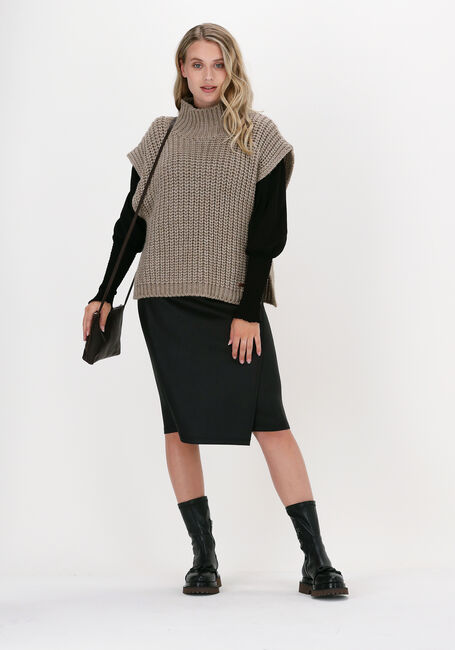 Schwarze JANSEN AMSTERDAM Top TOP SLEEVE SMOCK - large