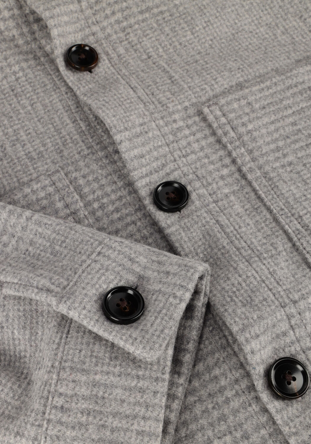 Graue PROFUOMO Overshirt OVERSHIRT CHECK - large