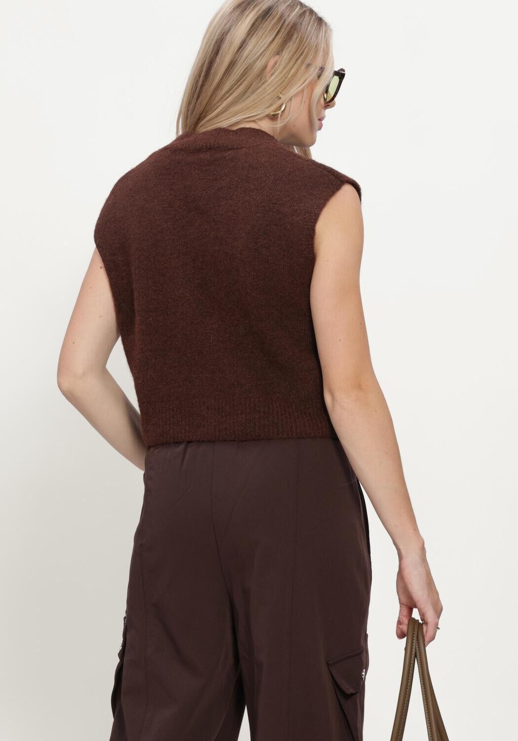 Braune STUDIO AMAYA Pullover SANO KNITWEAR - large