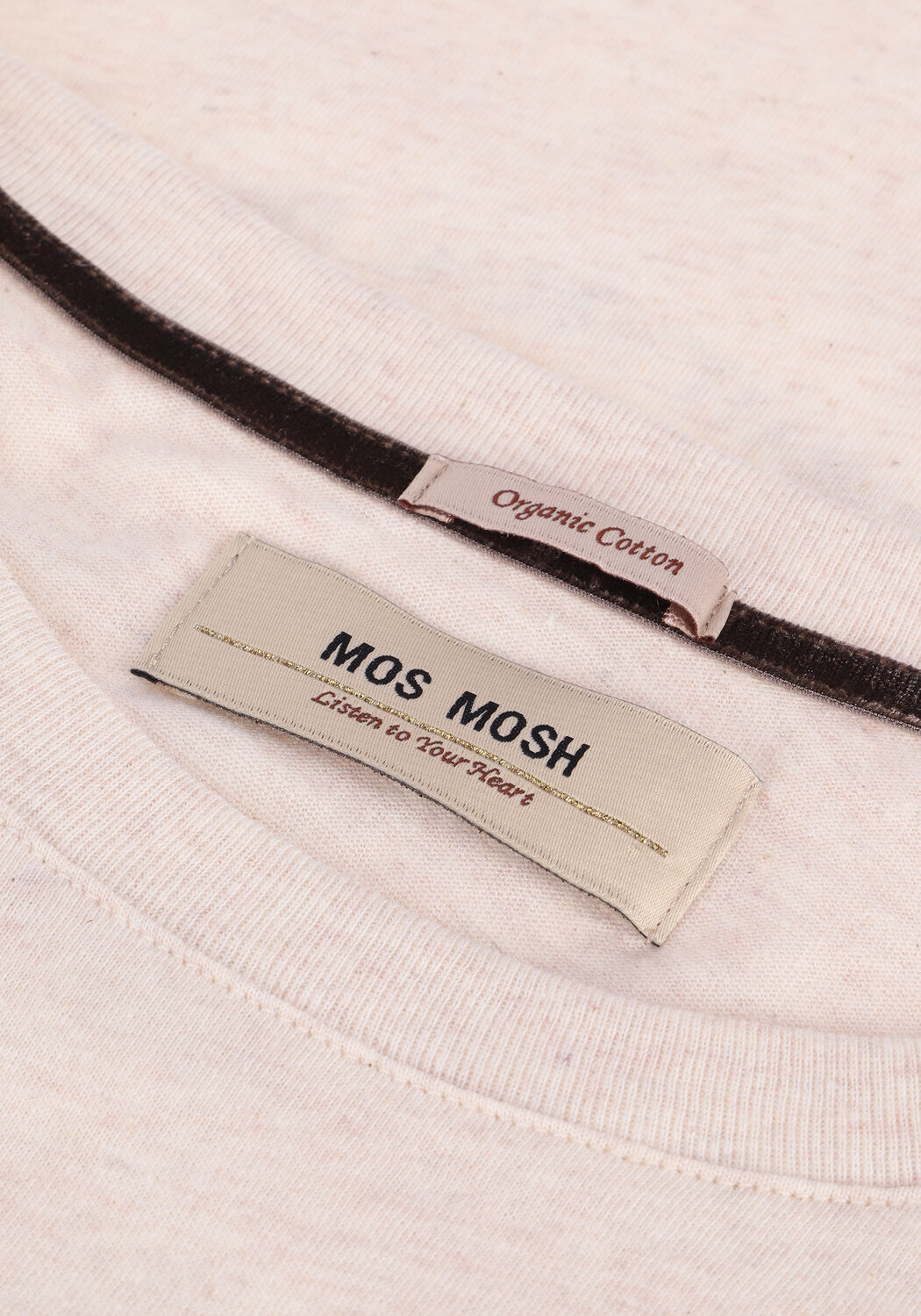 Beige MOS MOSH T-shirt MEE TEE - large