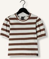 Braune INDIAN BLUE JEANS T-shirt T-SHIRT STRIPED PUFFED SLEEVE Braune INDIAN BLUE JEANS T-shirt T-SHIRT STRIPED PUFFED SLEEVE - medium