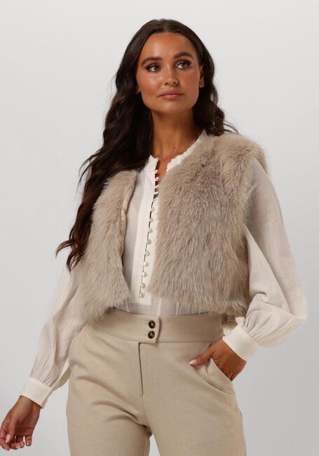 Goldfarbene AIMEE THE LABEL Gilet ISIA - large