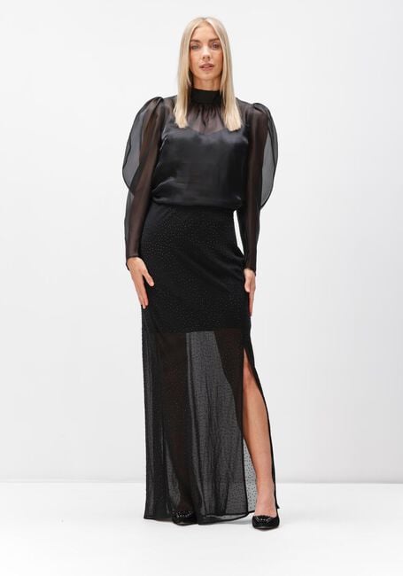 Schwarze DANTE6 Top OCEAN PUFFY SLEEVE TOP - large