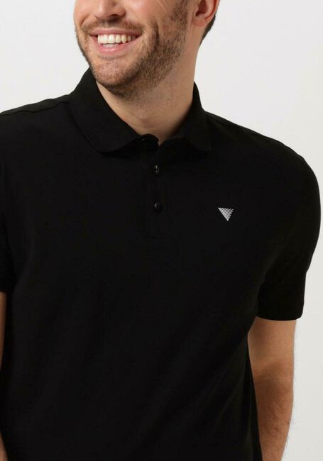 Schwarze PURE PATH Polo-Shirt PURE LOGO POLO WITH CHEST PRINT - large