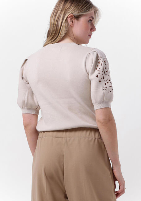 Beige OBJECT Pullover REYNARD 2/4 KNIT PULLOVER - large