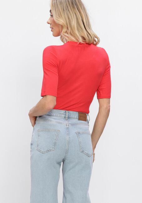 Rote MODSTR&Ouml;M Top KROWNMD O-NECK T-SHIRT - large