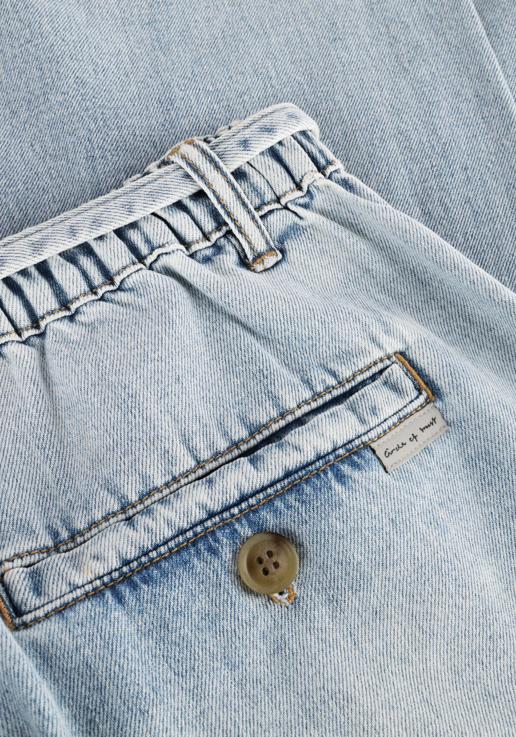 Blaue CIRCLE OF TRUST Wide jeans KENZI WIDE LEG - large