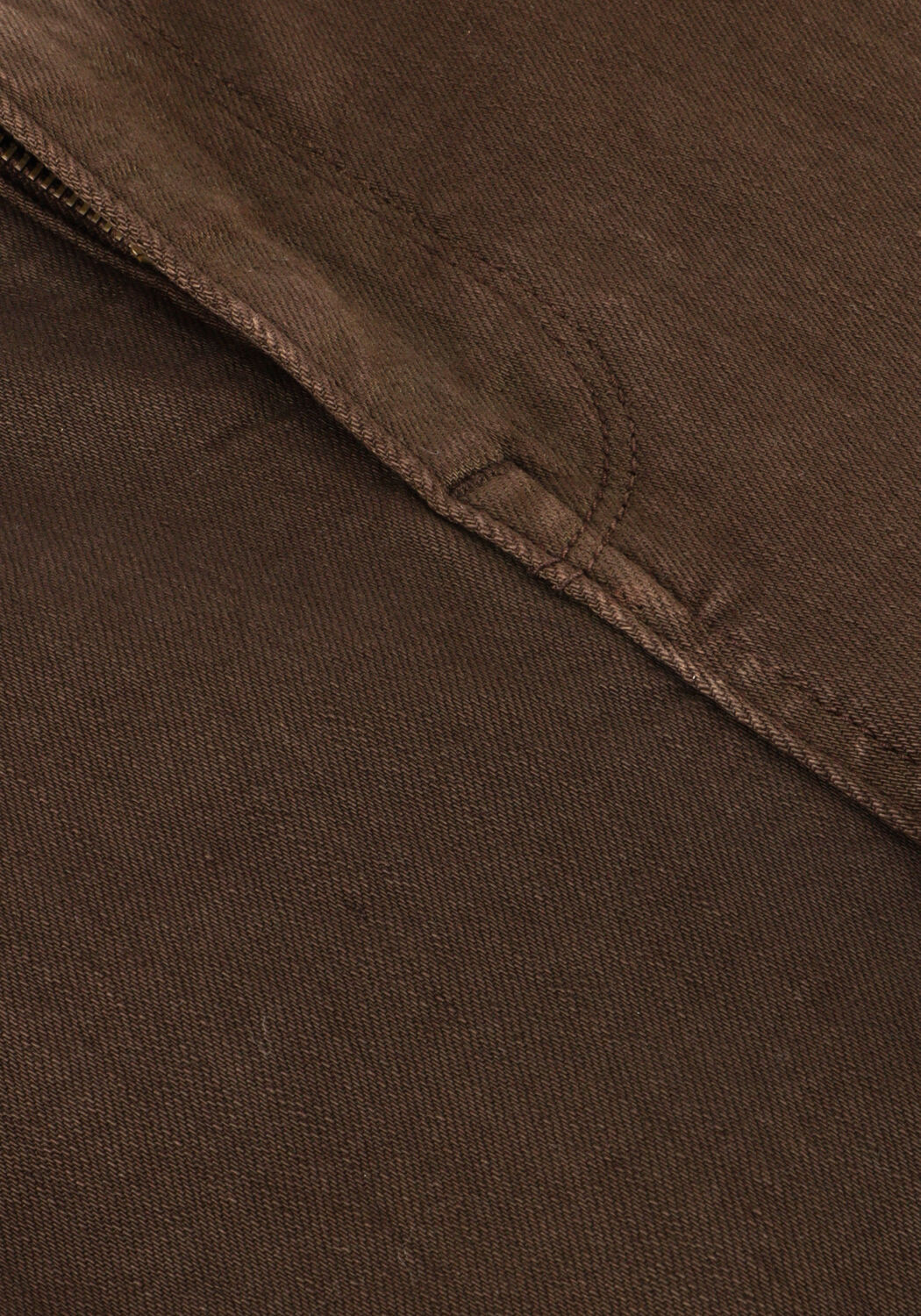 Braune STUDIO ANNELOES Weite Hose Lexie col denim trousers - large