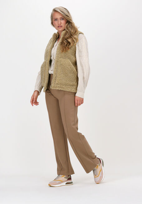 Khaki NA-KD Bodywarmer TEDDY VEST - large