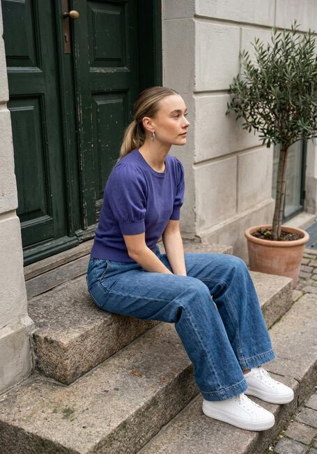 Blaue MINUS Top LIVA KNIT TEE - large