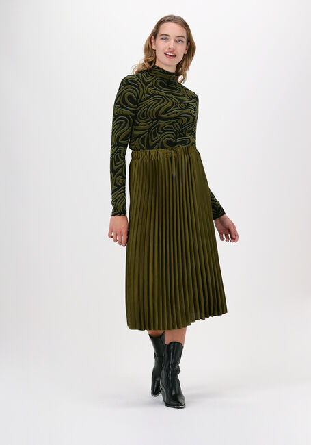 Grüne SCOTCH & SODA T-shirt PRINTED LONG-SLEEVED HIGH NECK - large