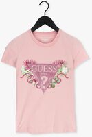 Hell-Pink GUESS T-shirt SS CN FLORIA TEE
