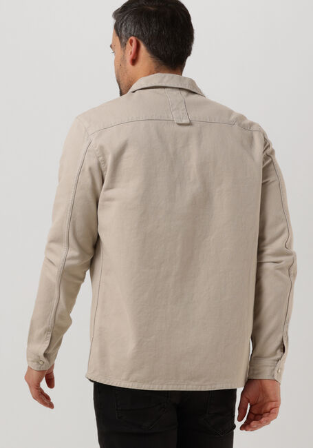 Sand PUREWHITE Overshirt TWILL OVERSHIRT WITH ZIPPER AND POCKETS ON CHEST - large