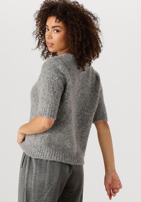 Graue BY-BAR Pullover LOVA BULKY PULLOVER - large