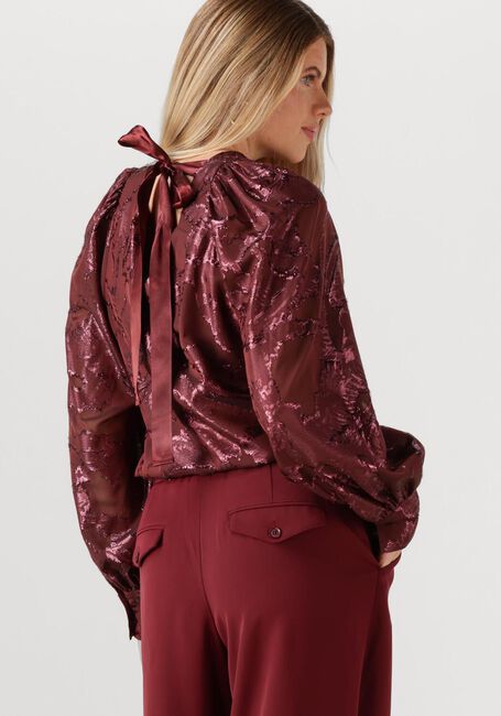 Bordeaux SUMMUM Blusen TOP SHINY JACQUARD - large