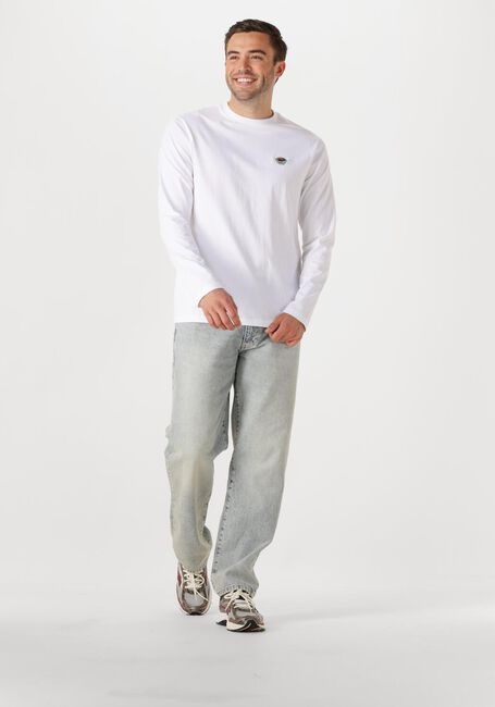 Weiße FORÉT T-shirt RELAX LONG SLEEVE - large