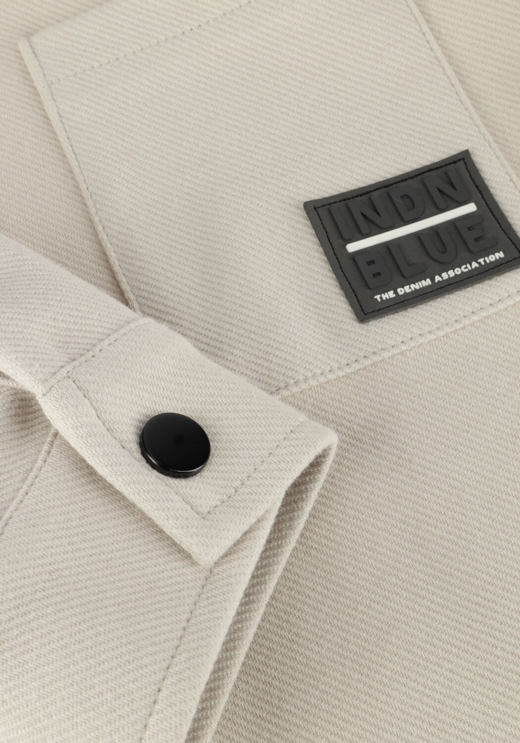 Graue INDIAN BLUE JEANS Overshirts SHIRT JACKET TWILL - large