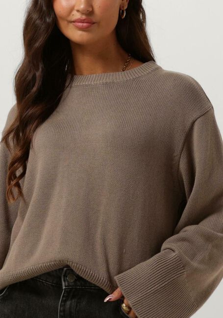 Taupe MODSTRÖM Pullover CORBINMD O-NECK - large