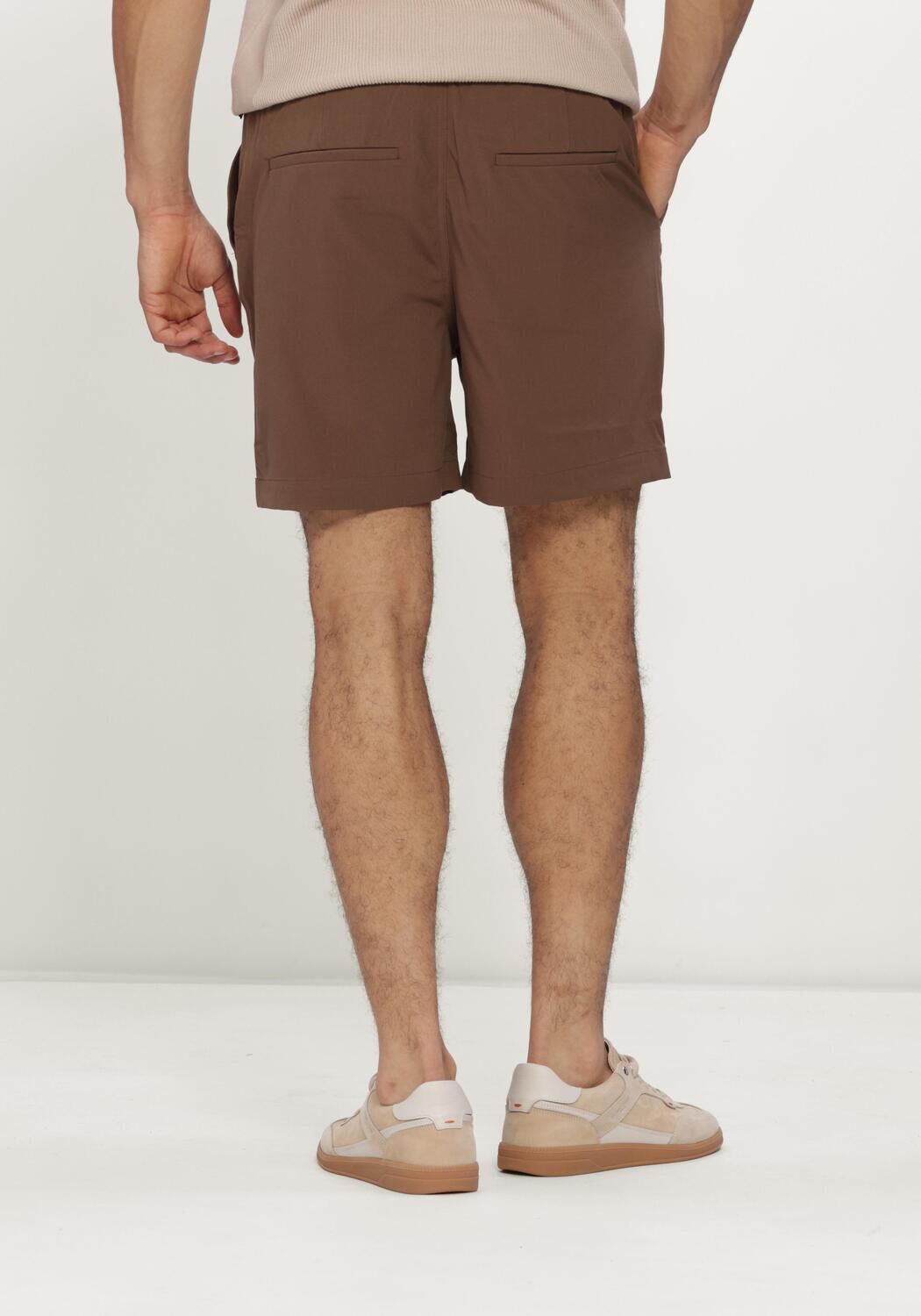 Braune PLAIN Kurze Hose TURIPL SHORTS - large