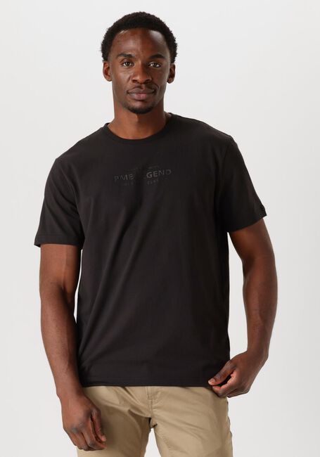 Schwarze PME LEGEND T-shirt SHORT SLEEVE R-NECK COTTON ELASTANE JERSEY - large