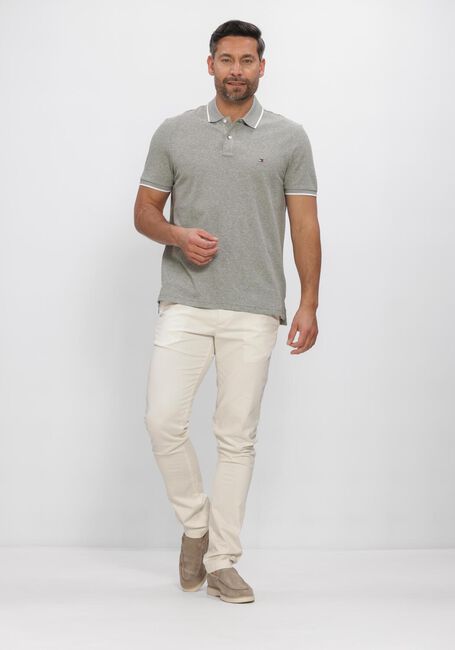 Dunkelgr&uuml;n TOMMY HILFIGER Polo-Shirt COTTON LINEN PIQUE REG POLO - large