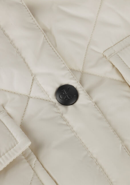 Nicht-gerade weiss CALVIN KLEIN Jack QUILTED WIDE OVERSHIRT - large