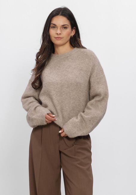Beige SECOND FEMALE Pullover VARANO KNIT PULLOVER - large