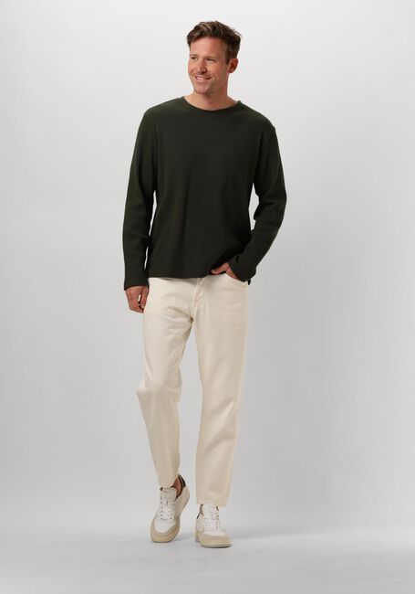 Dunkelgrün ANERKJENDT Polos & T-Shirts AKKIKKI L/S WAFFLE TEE - large
