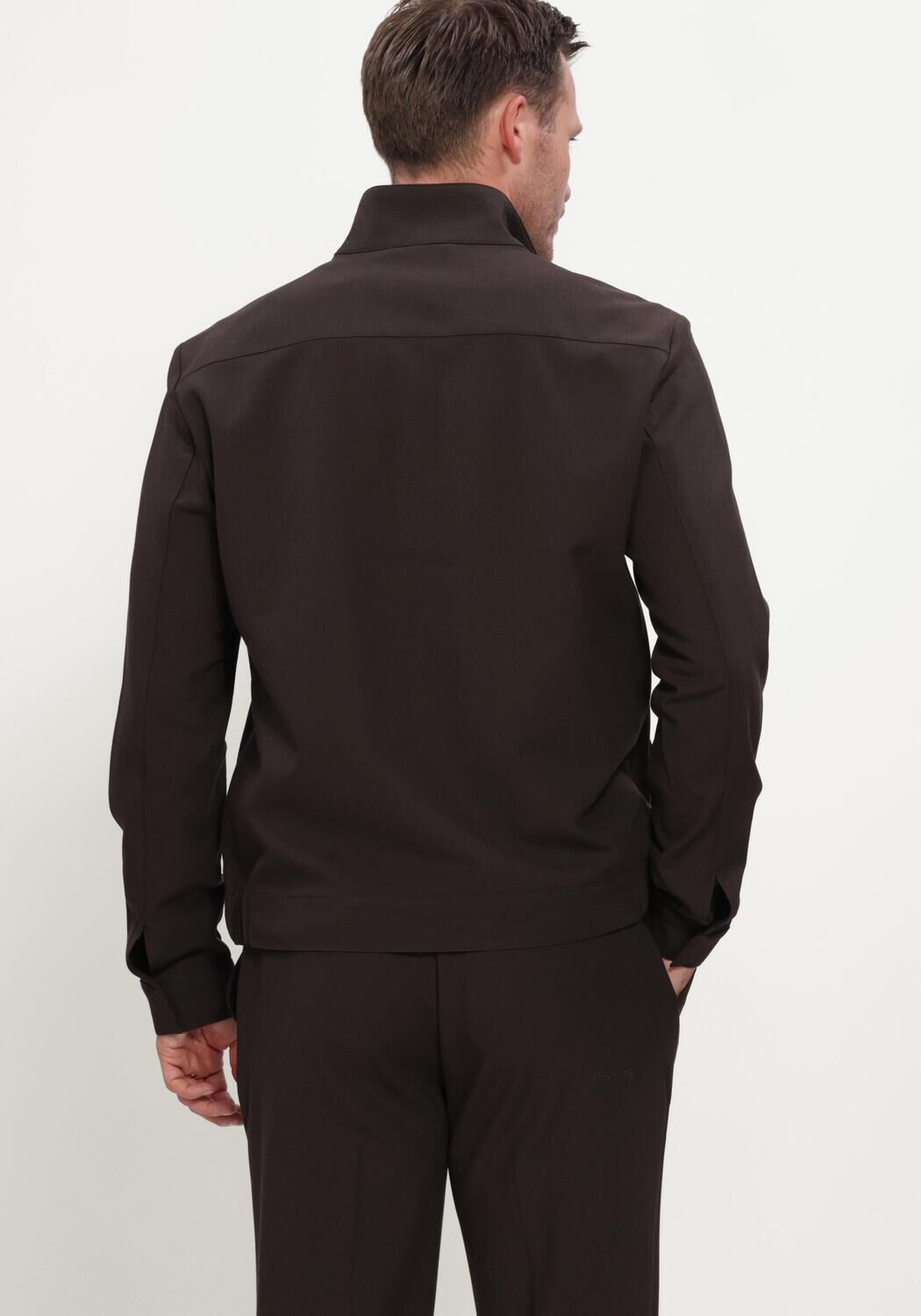Braune STEFANO LAURAN Overshirts SL-CAMIEL - large