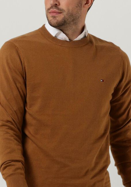 Braune TOMMY HILFIGER Pullover PIMA ORG CTN CASHMERE CREW NECK - large