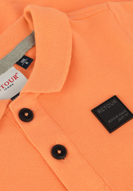 Orangene RETOUR Polo-Shirt LUCAS - large