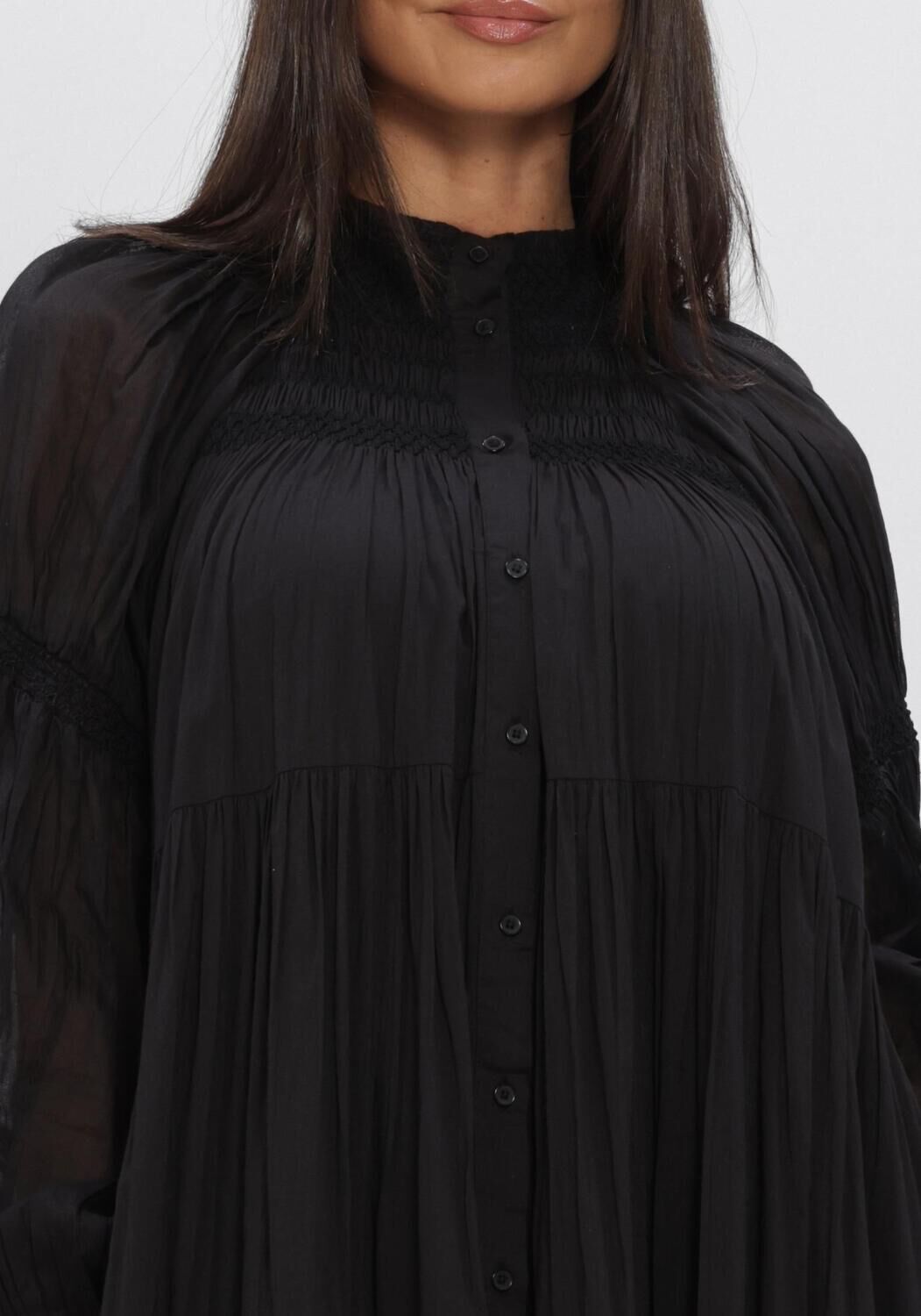 Schwarze MES DEMOISELLES Minikleid LANGELIQUE - large