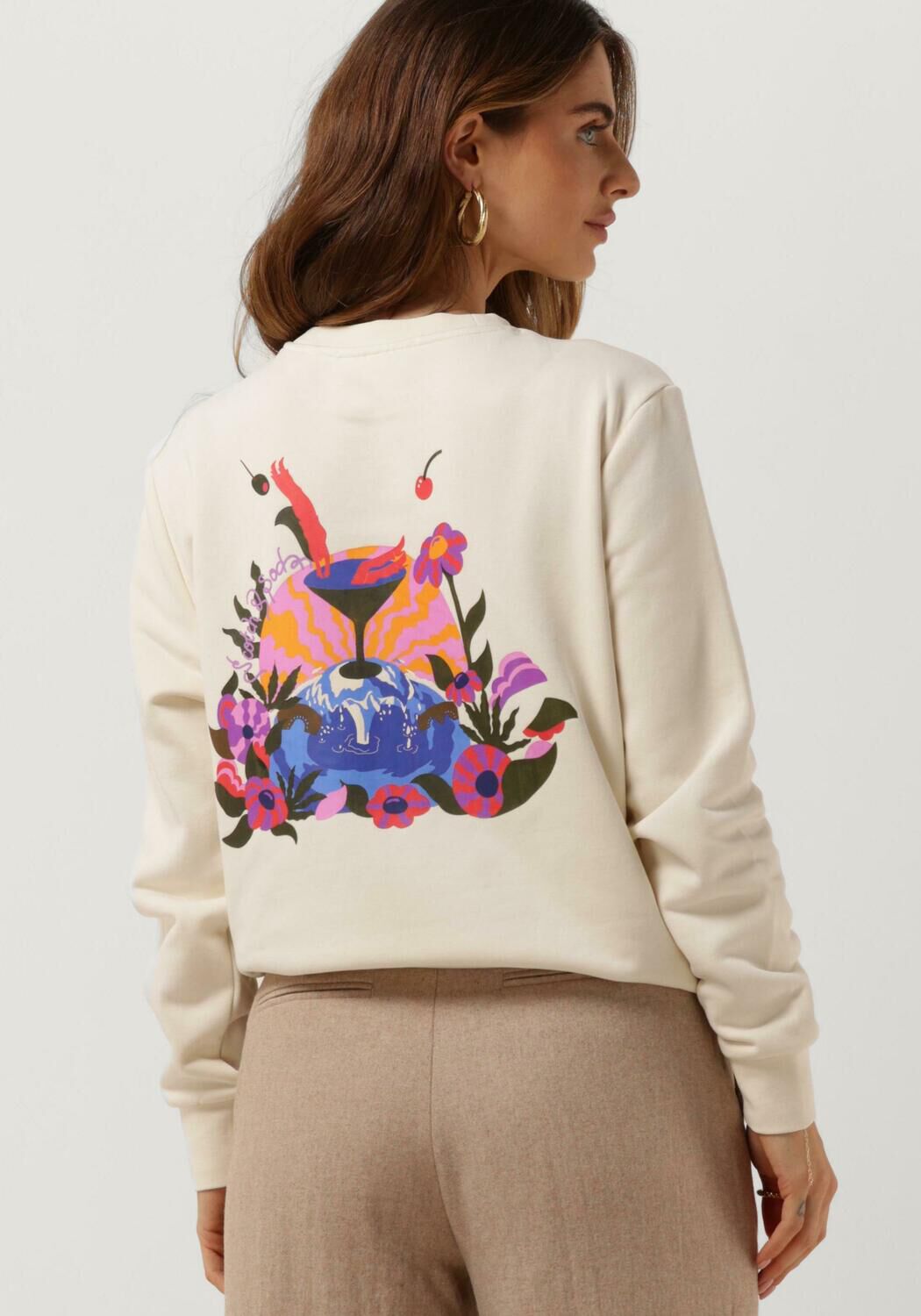nicht gerade weiss scotch soda sweatshirt relaxed fit crewneck sweater