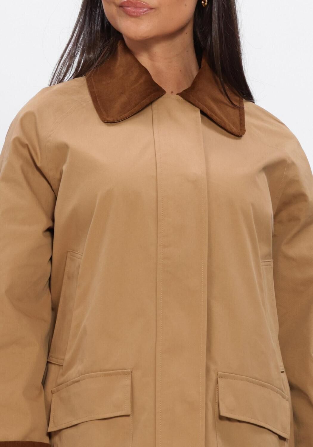 Braune NEO NOIR Jack ANASTACIA CORD JACKET - large