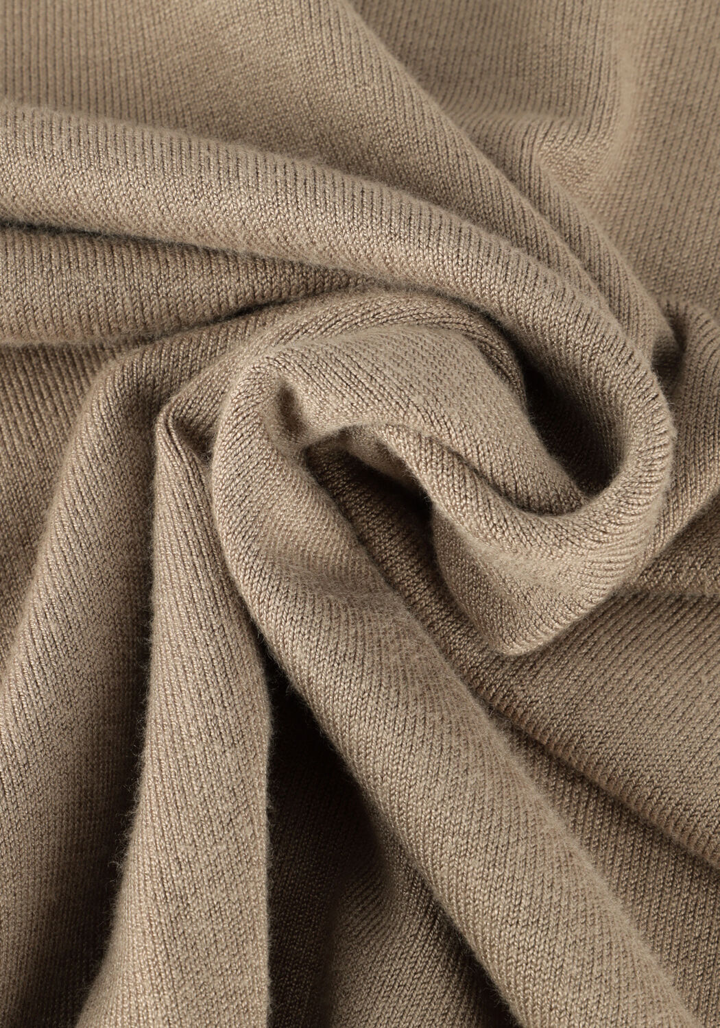 Taupe PURE PATH Rollkragenpullover ESSENTIAL KNIT TURTLENECK SWEATER - large